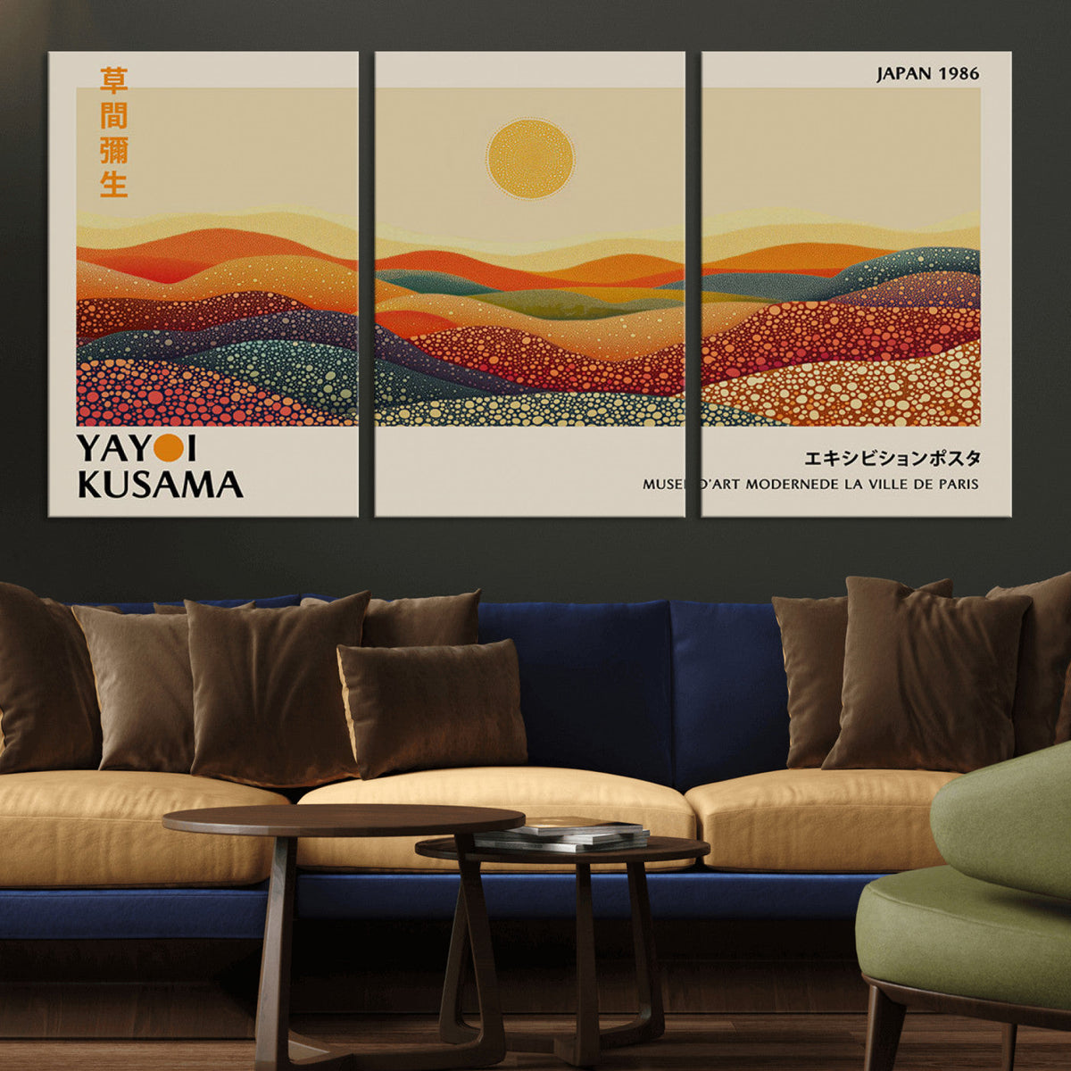 Yayoi Kusama Art Print Wall Decor – Yayoi Kusama Wabi Sabi