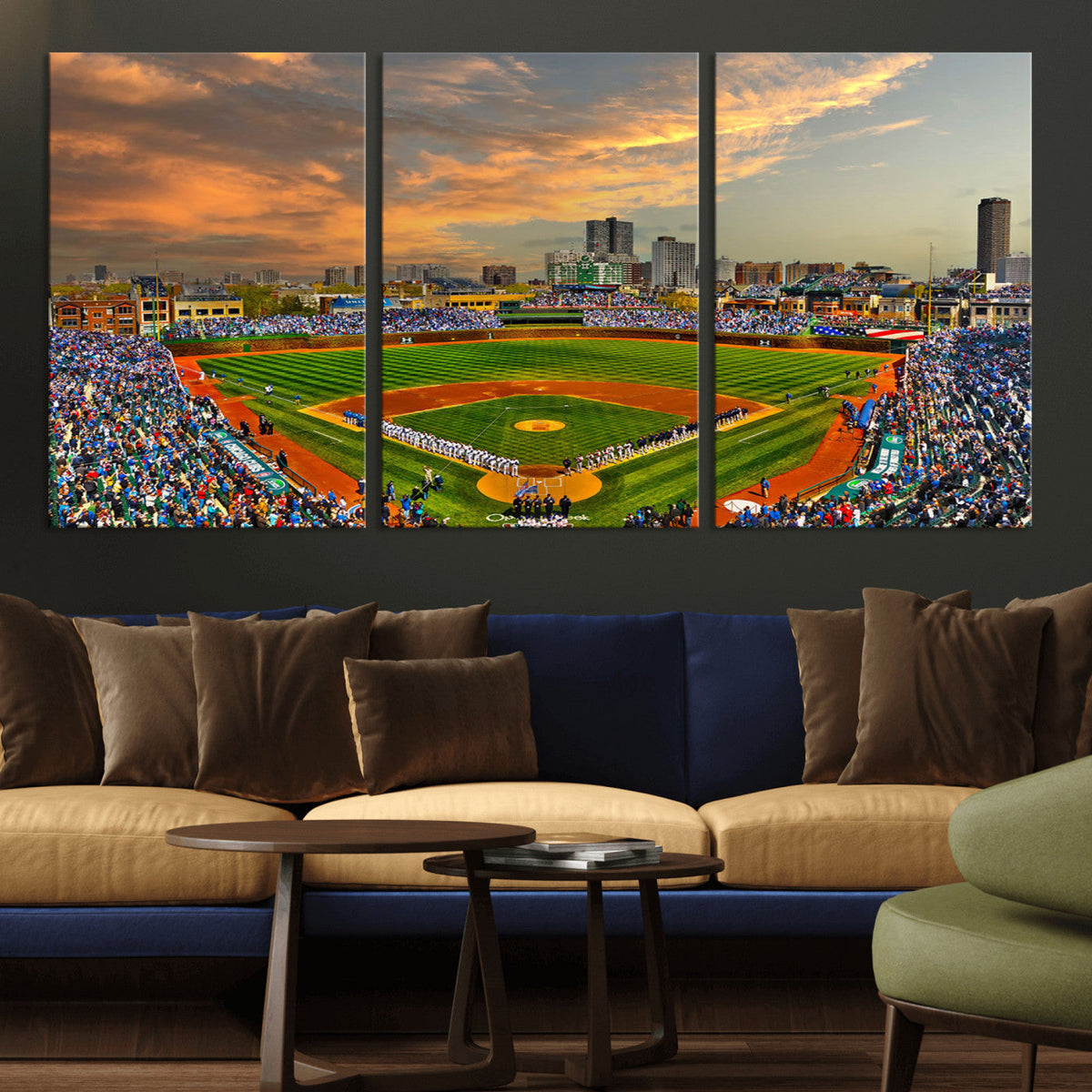Chicago Wrigley Field Wall Art Canvas Print – Iconic