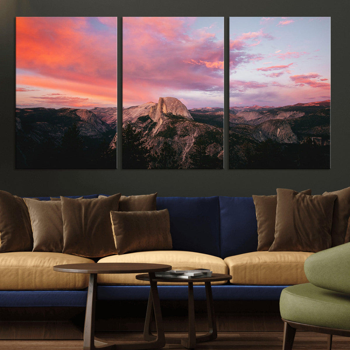 Half Dome Wall Art Canvas Print – Framed Yosemite National