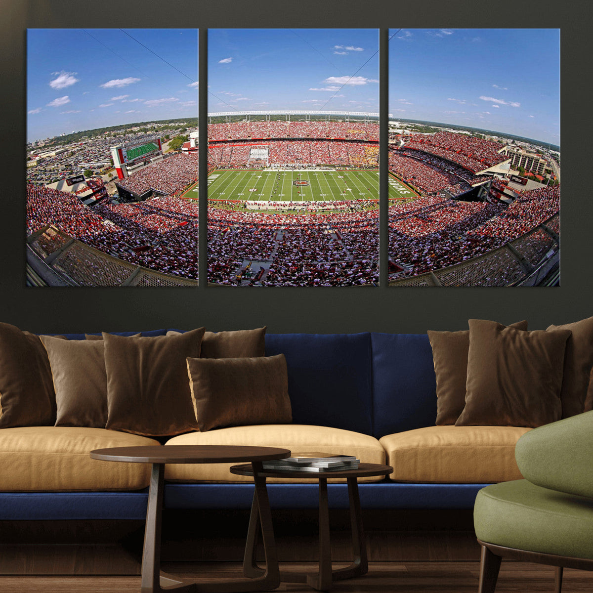 William Brice Stadium Wall Art Canvas Print – Stadium Crowd