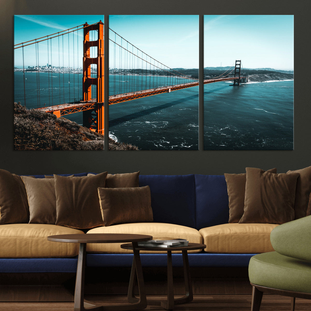 Golden Gate Bridge Wall Art Canvas Print – San Francisco
