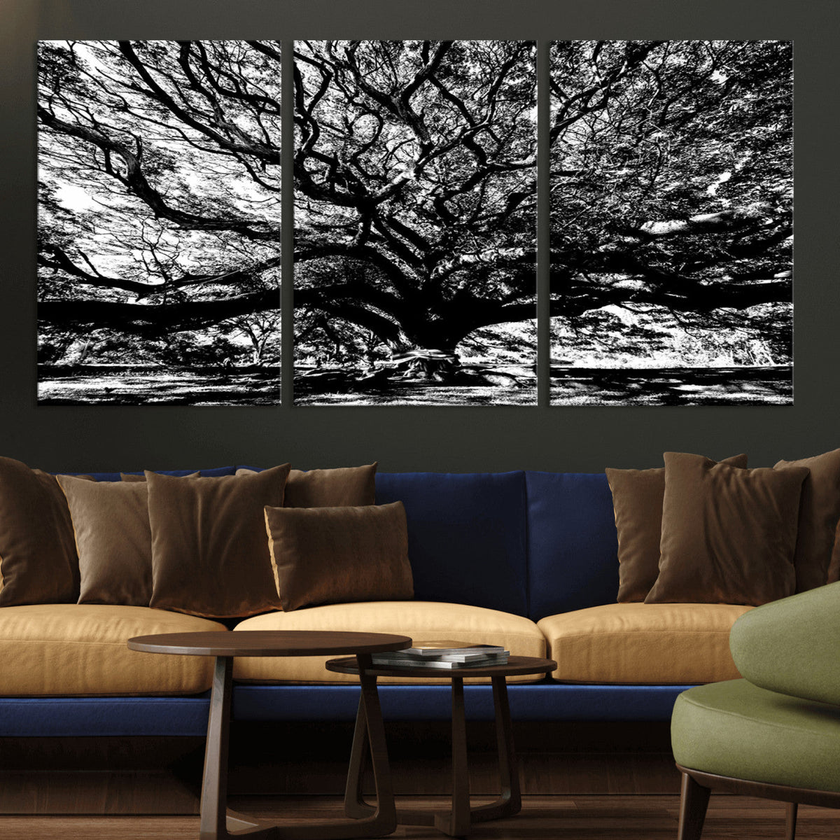 Mighty Angel Oak Wall Art | Angel Oak Tree Art Print