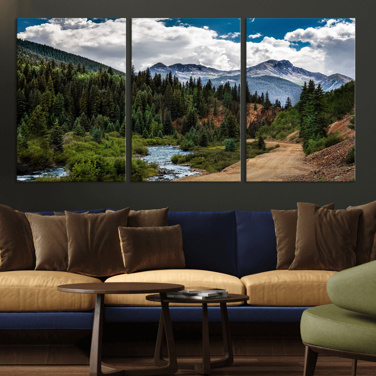 San Juan Nal Forest Wall Art Landscape Canvas Print