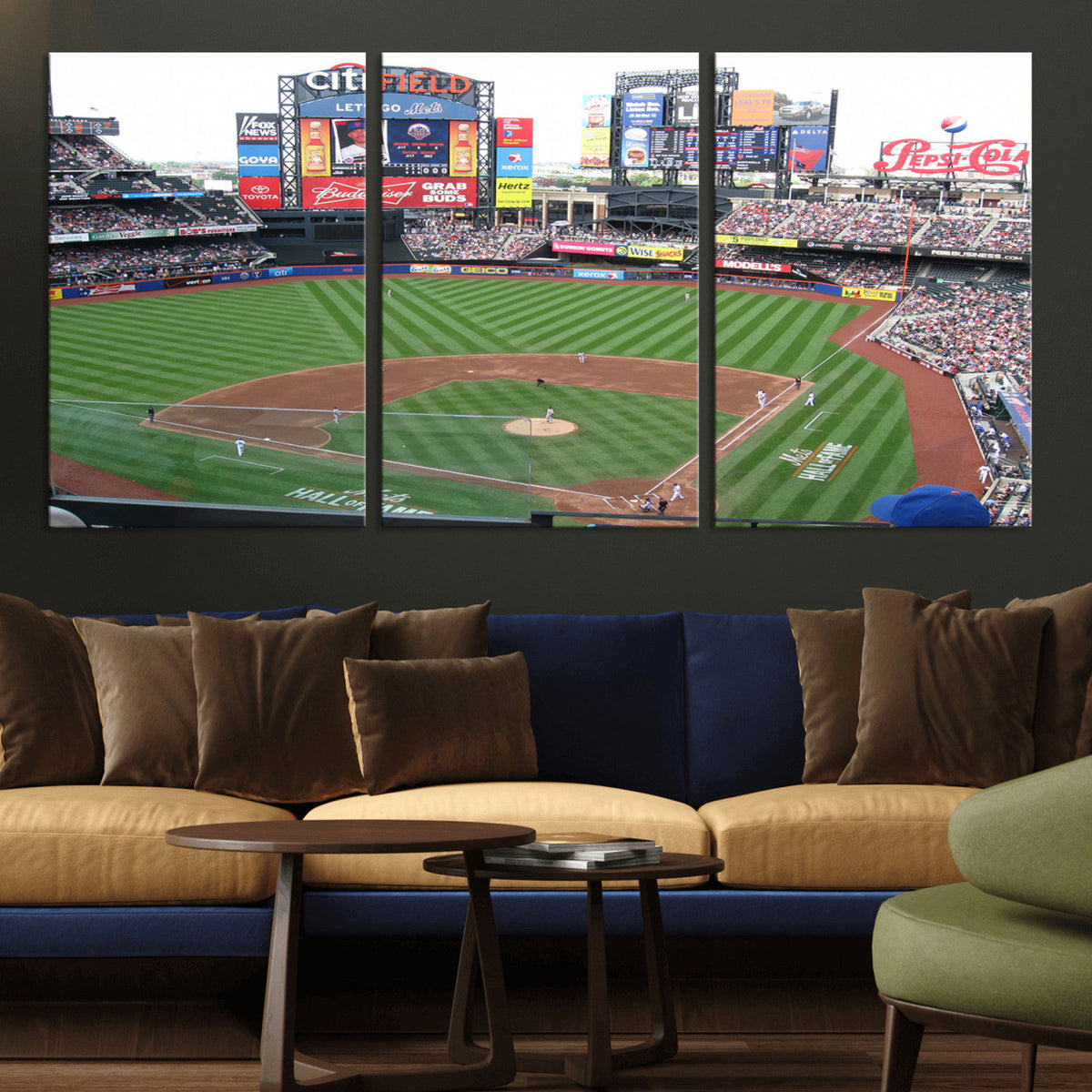 New York Mets Baseball Team Print - Citi Field Baseball