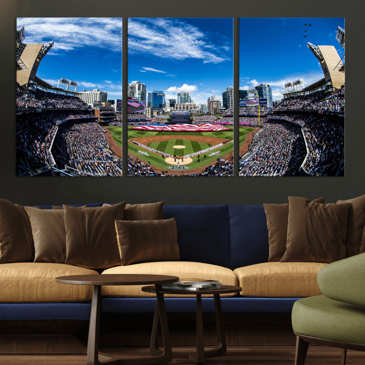 San Diego Padres Baseball Team Print - Petco Park Stadium