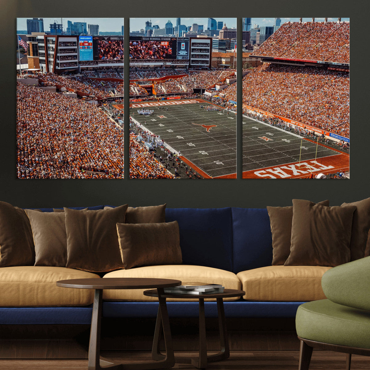 University of Texas Longhorns Football Team Print - Austin