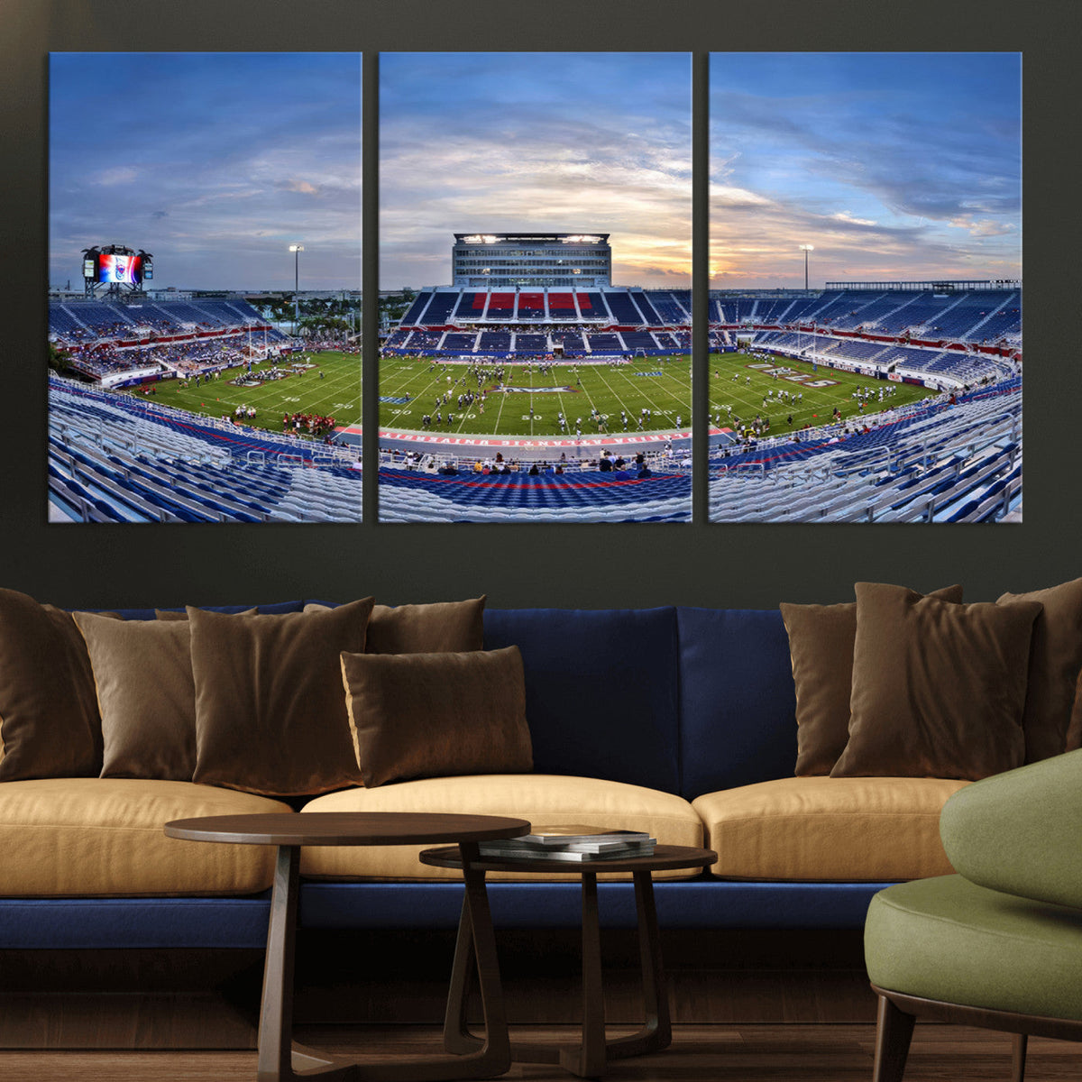 Florida Atlantic University Owls Football Team Print - Boca