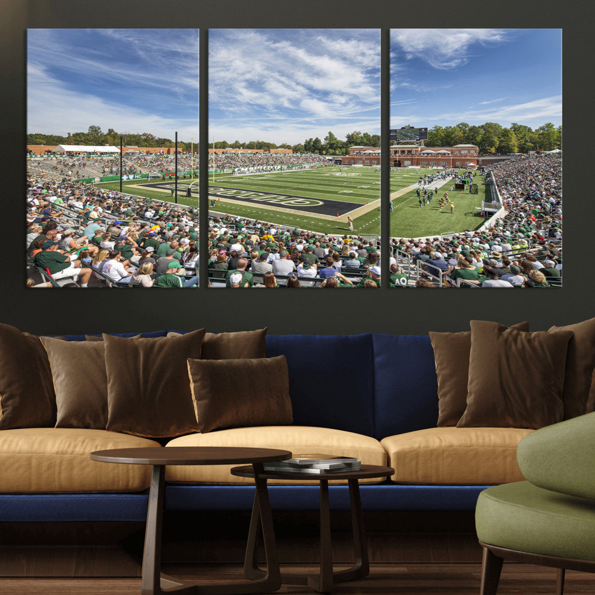 University of Charlotte 49ers Football Team Print -