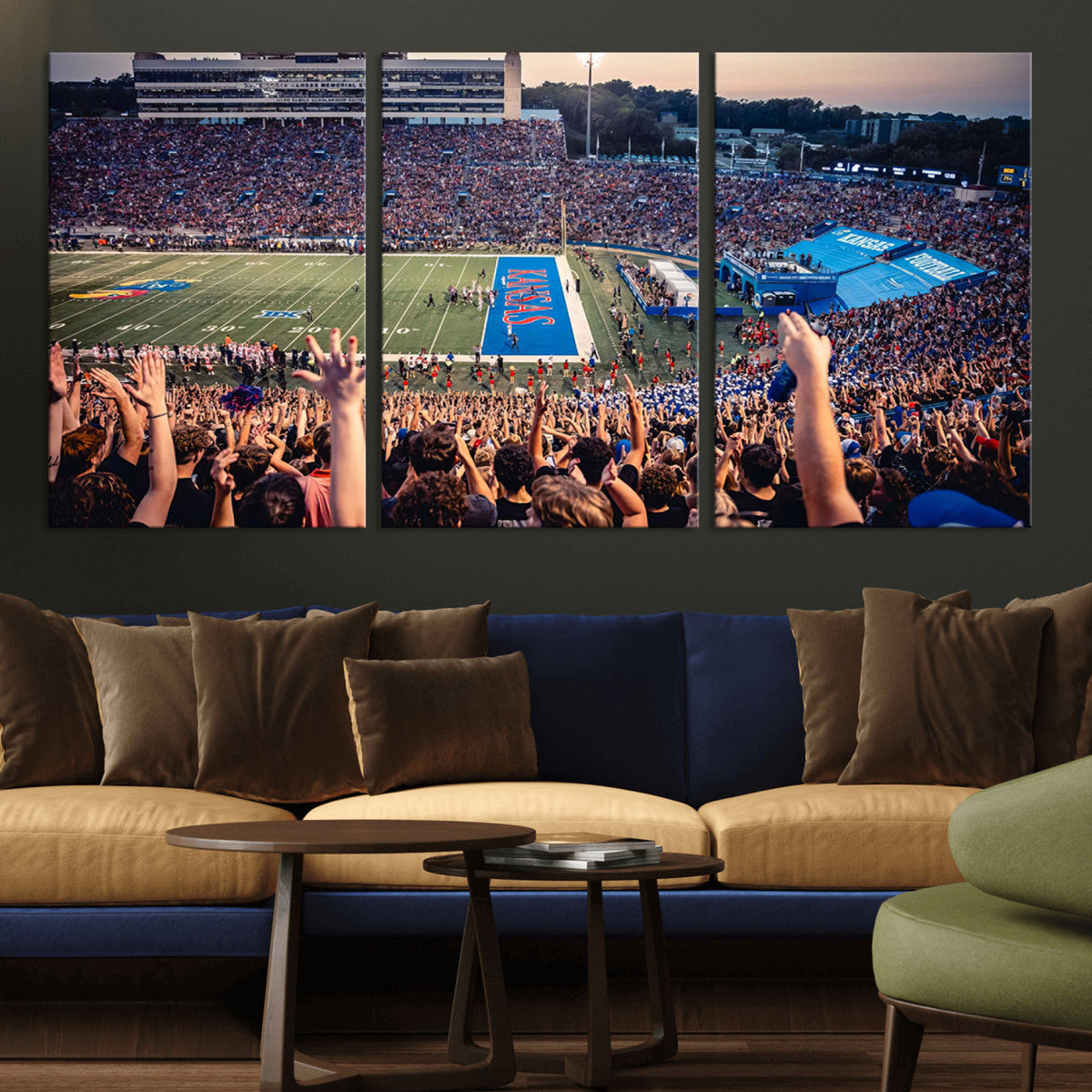 University of Kansas Jayhawks Football Team Art Print -