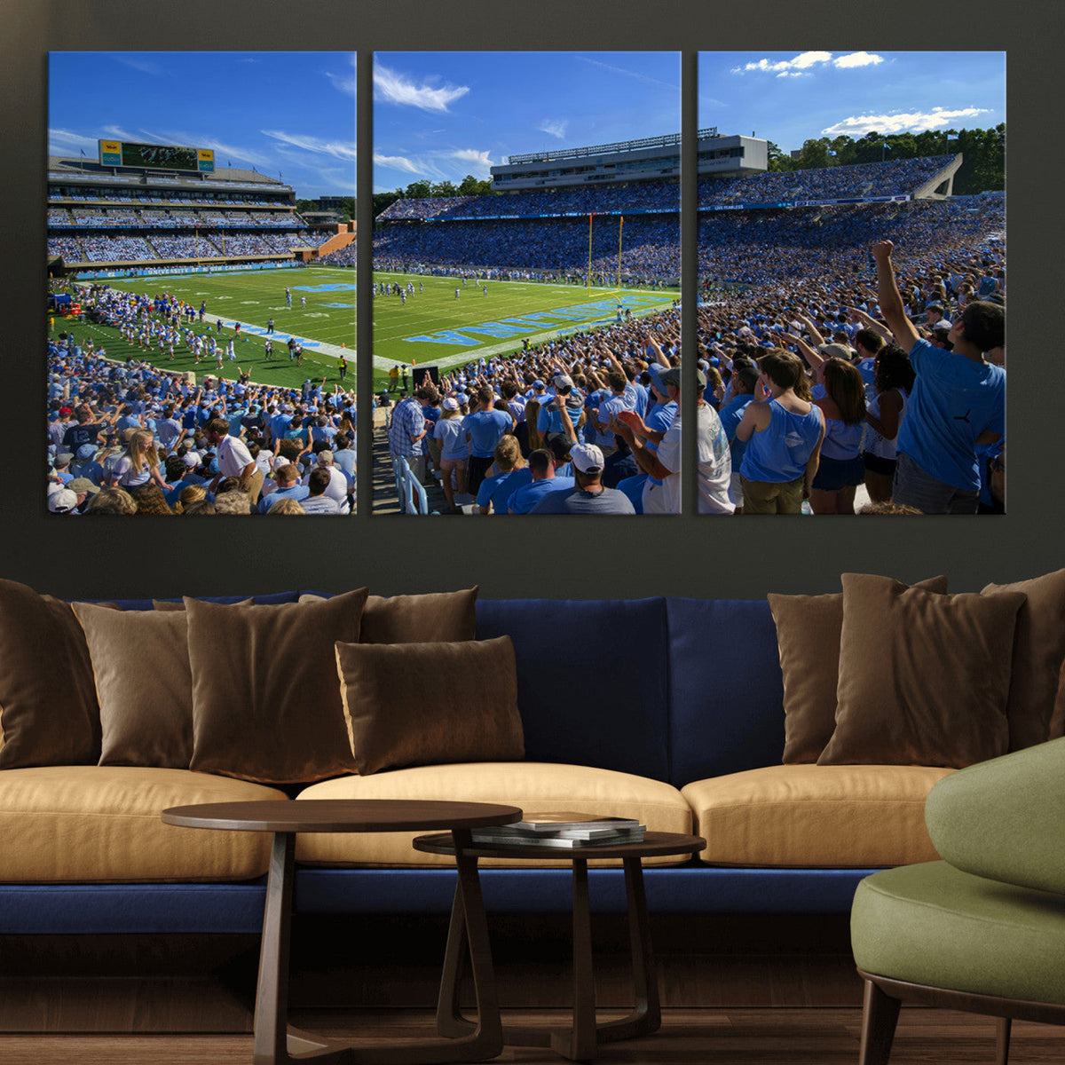 University of North Carolina Tar Heels Team Canvas Print -