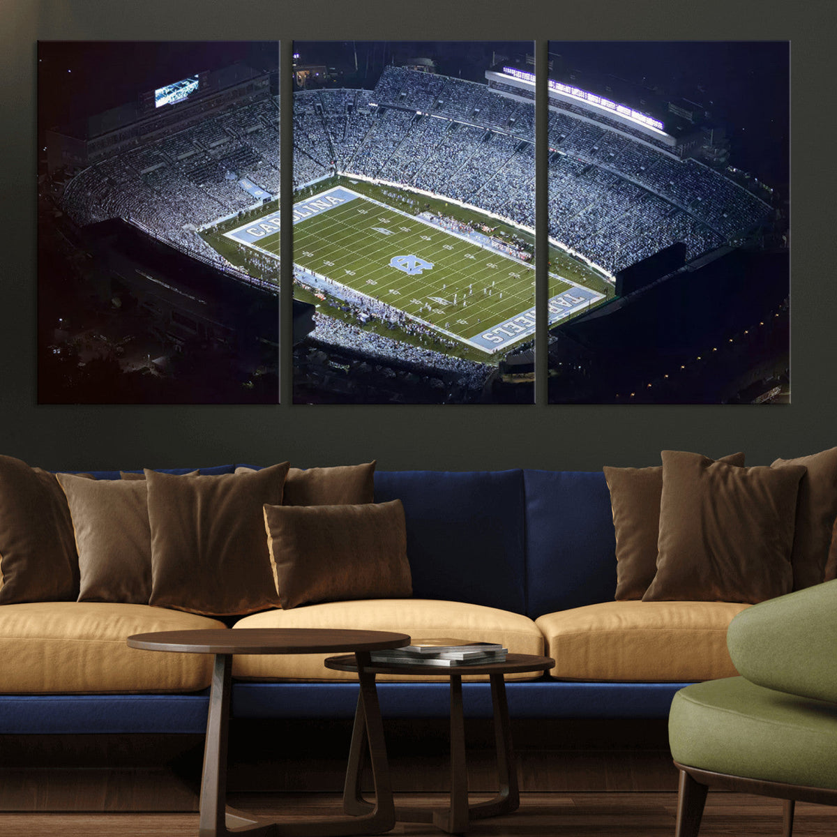 University of North Carolina Tar Heels Football Team Print -