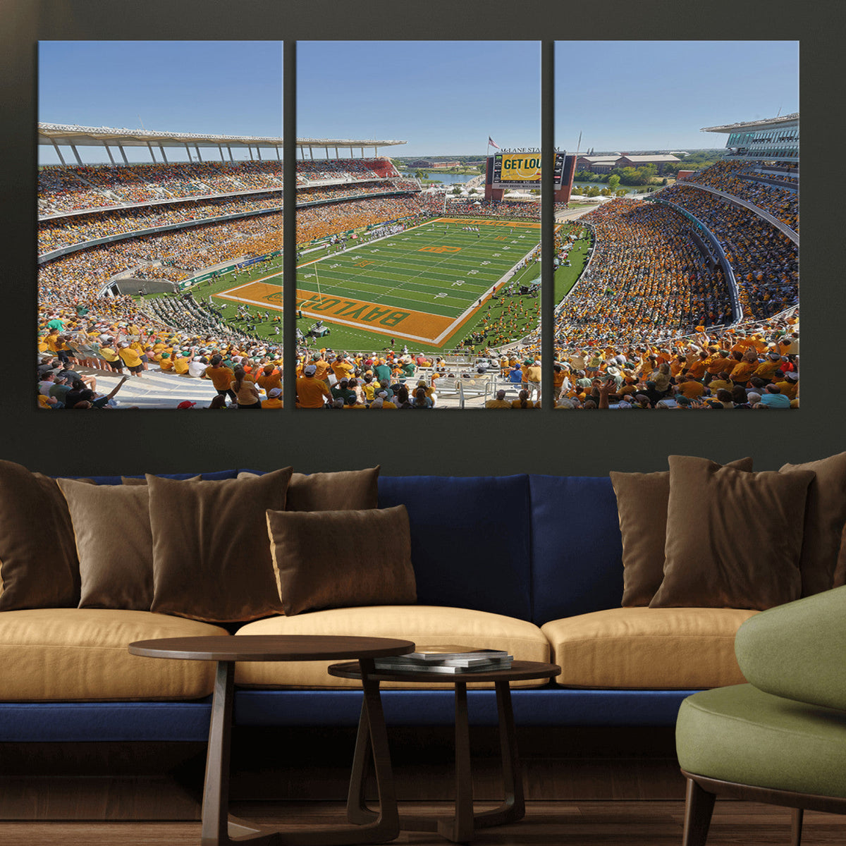 Baylor University Bears Football Team Print - Waco McLane