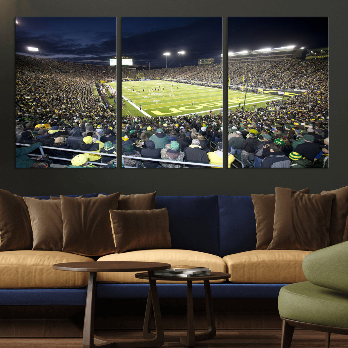 University of Oregon Ducks Football Team Print - Eugene