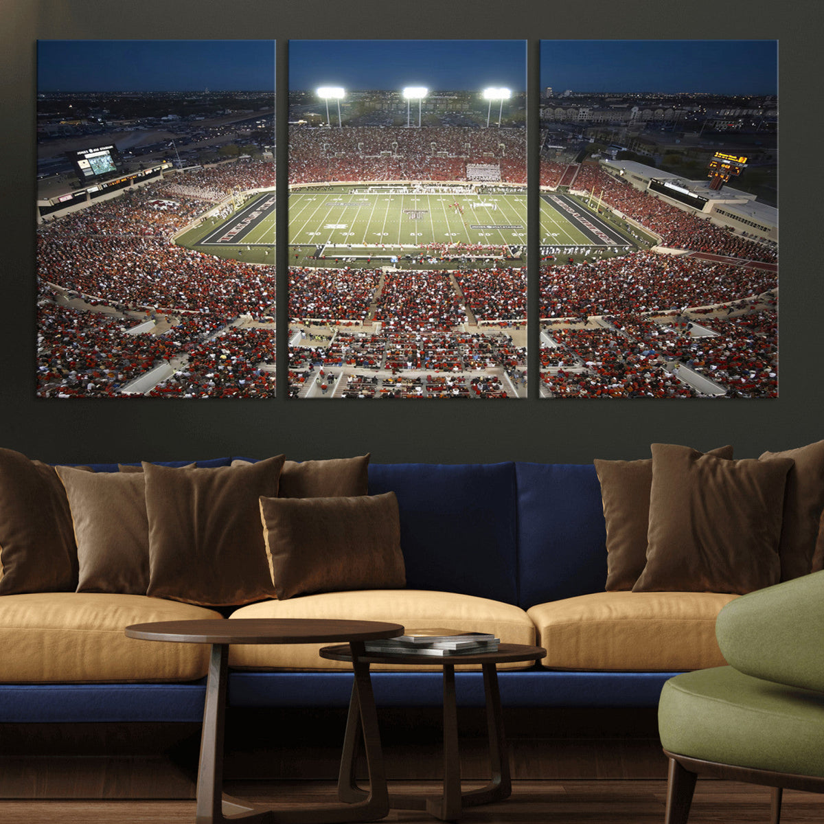 Texas Tech Red Raiders Football Team Print - Lubbock Jones