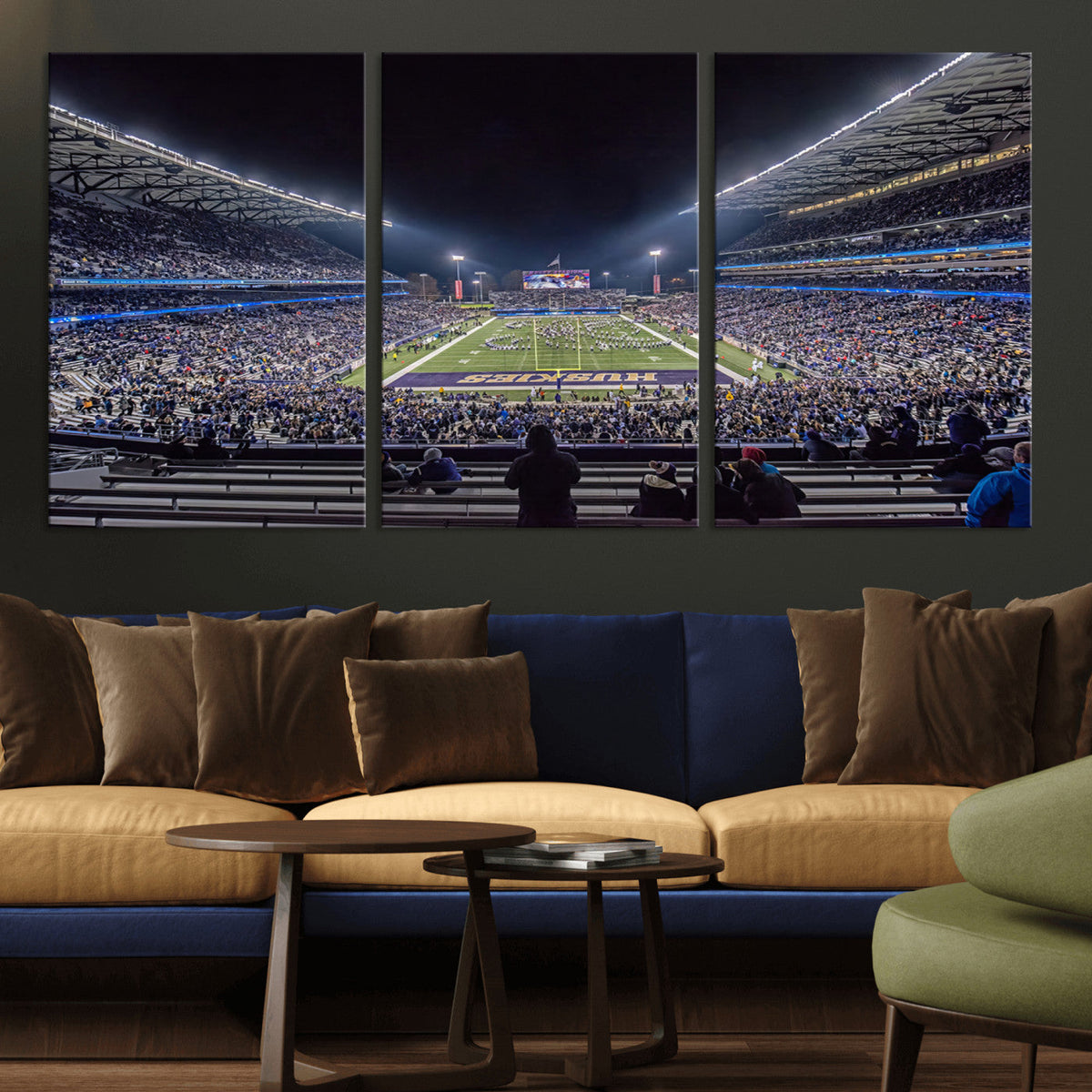 The University of Washington Huskies Football Team Print -