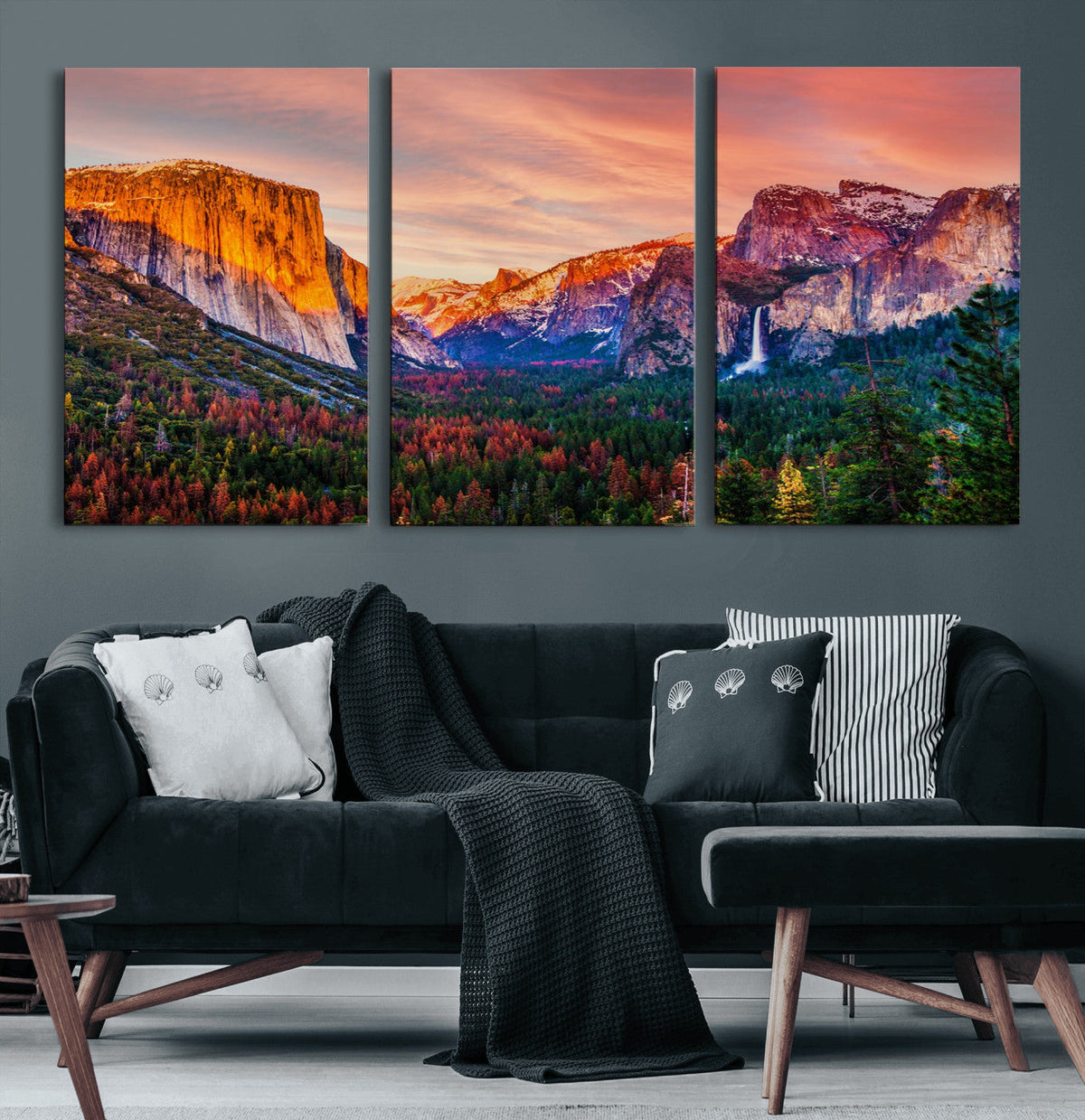 Yosemite Nal Park Wall Art Landscape Canvas Print El Capitan