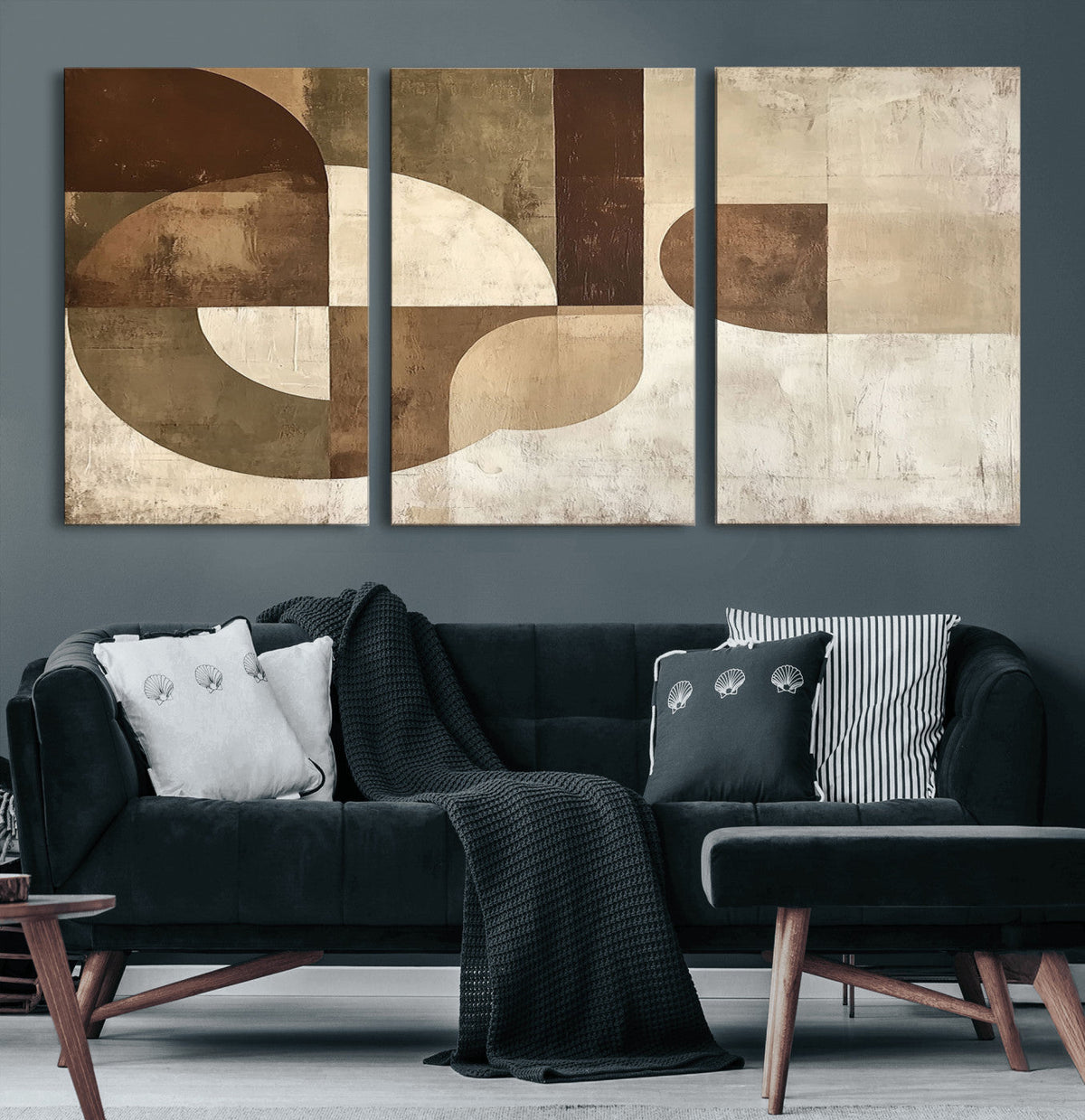 Wabi Sabi Geometric Wall Art | Abstract Modern Minimalist
