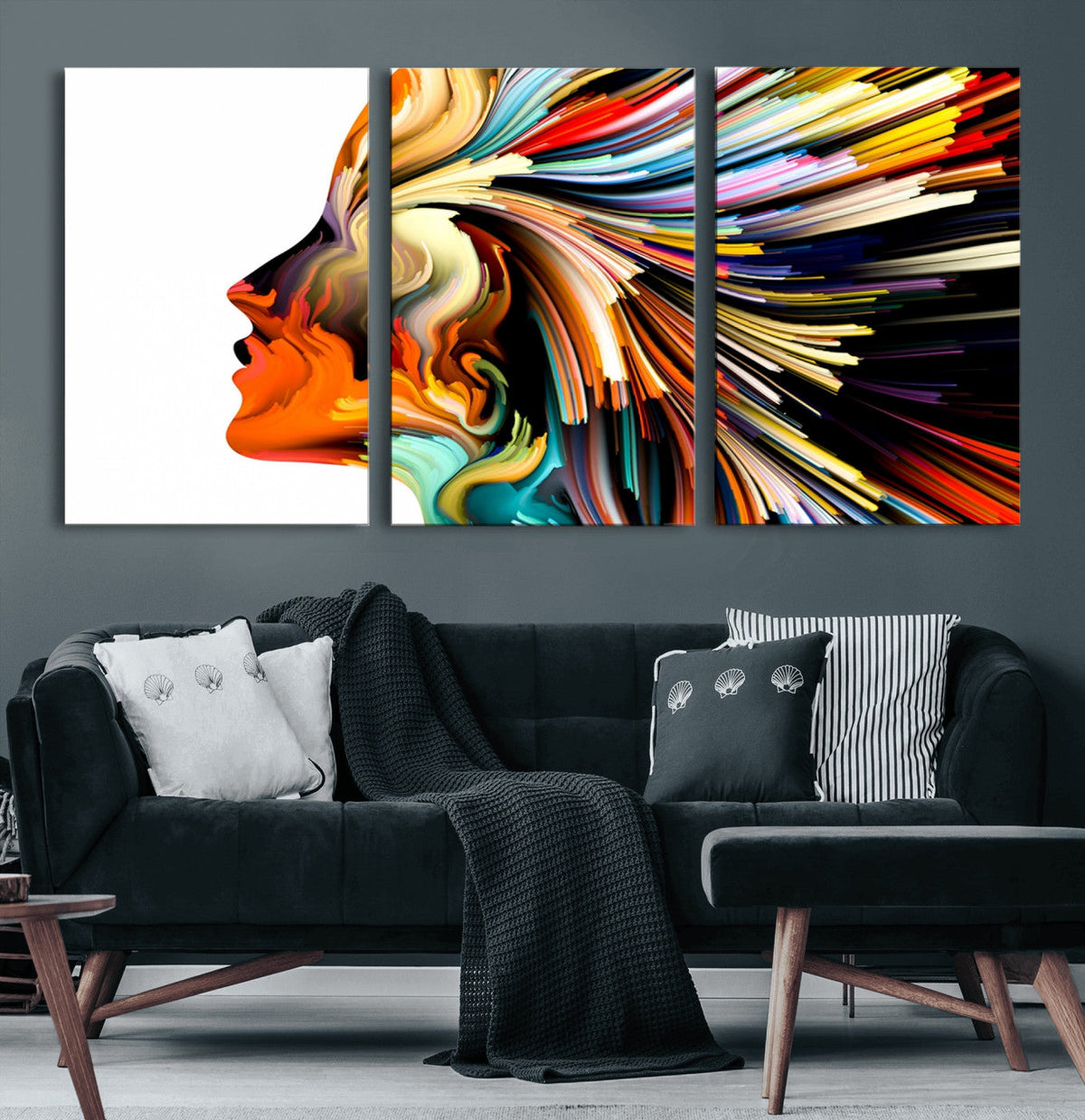 Profile Colors Canvas Print