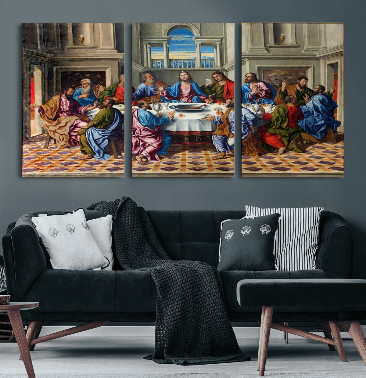 The Last Supper Multi Panel Canvas Wall Art