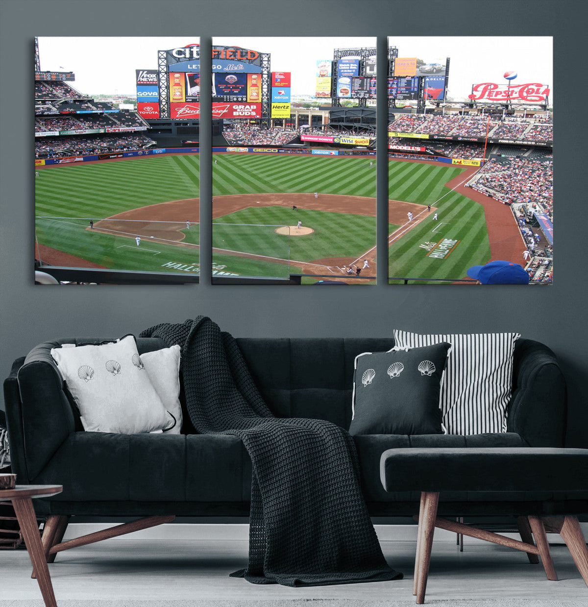 New York Mets Baseball Team Print - Citi Field Baseball