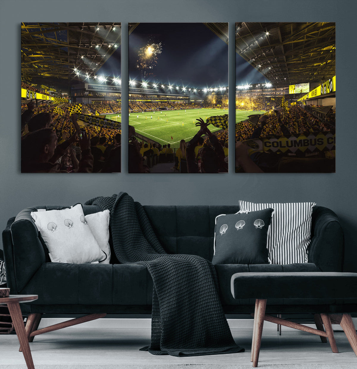 Columbus Crew Soccer Team Print - Columbus Crew Stadium Wall
