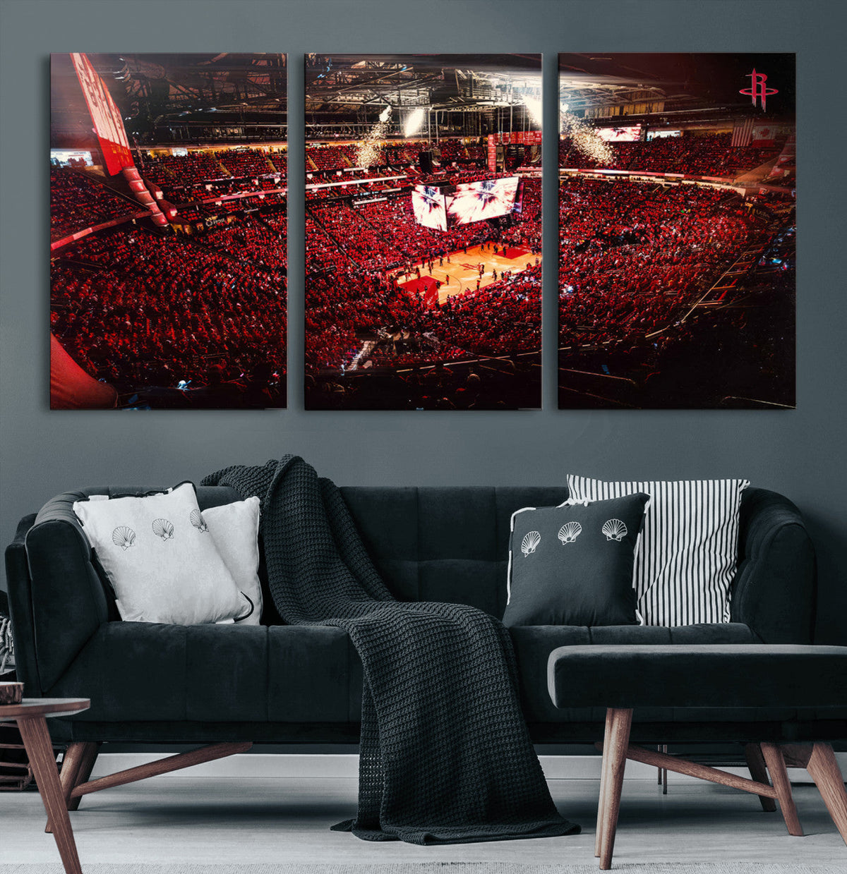 Houston Rockets Basketball Team Print Canvas- Houston Toyota