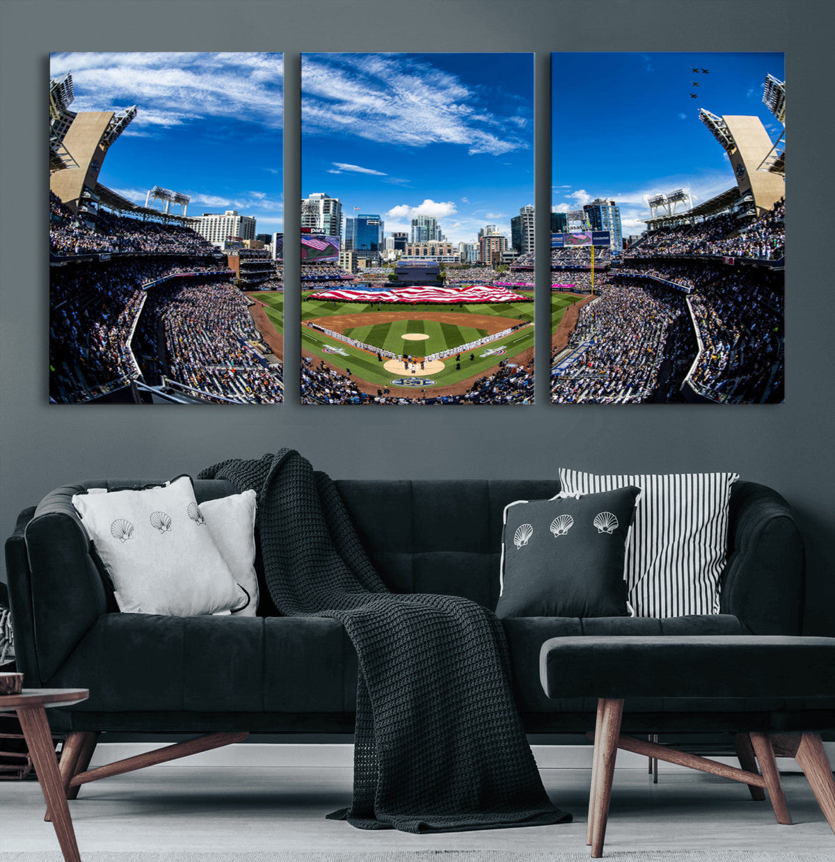 San Diego Padres Baseball Team Print - Petco Park Stadium