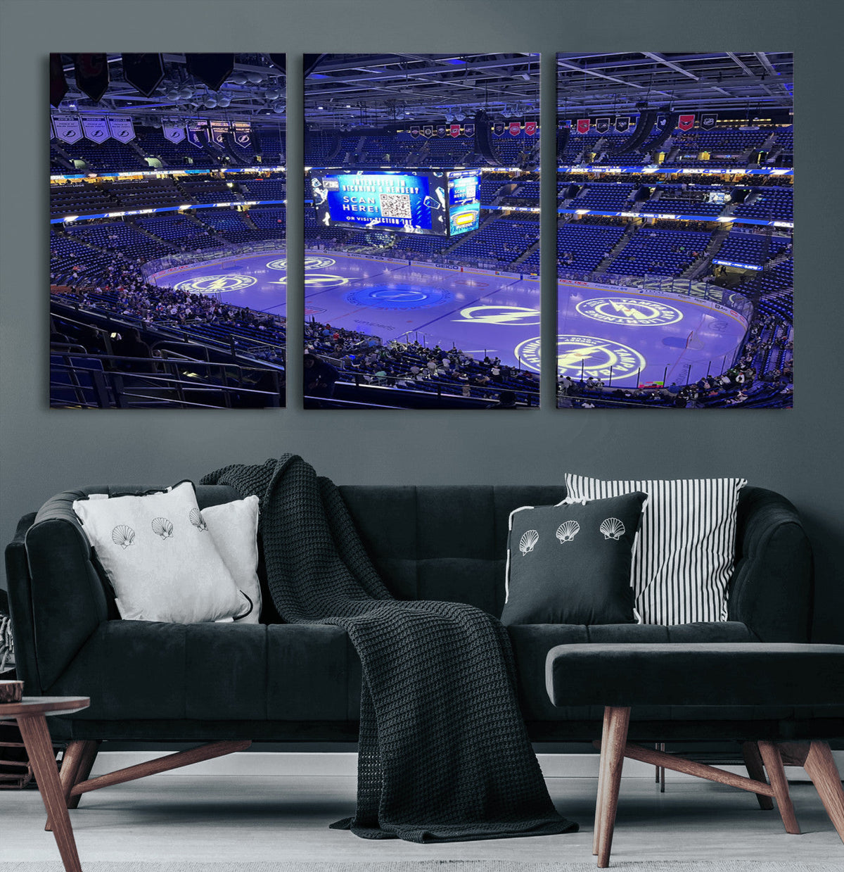 Amalie Arena Florida Wall Art Canvas Print - NHL Hockey