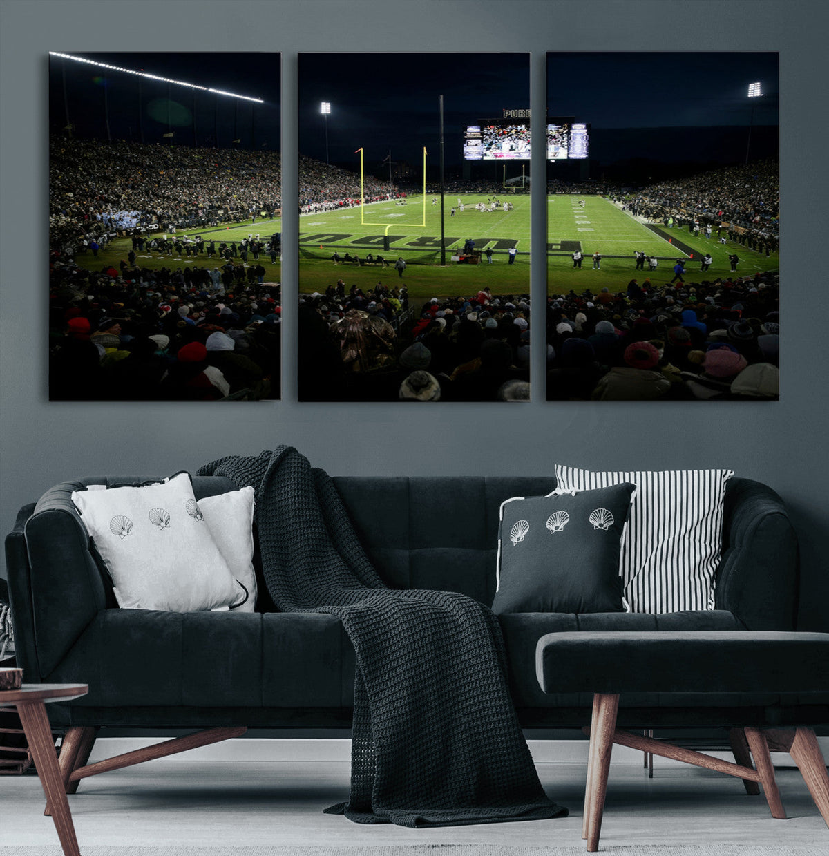 Purdue Boilermakers Football Team Print - West Lafayette