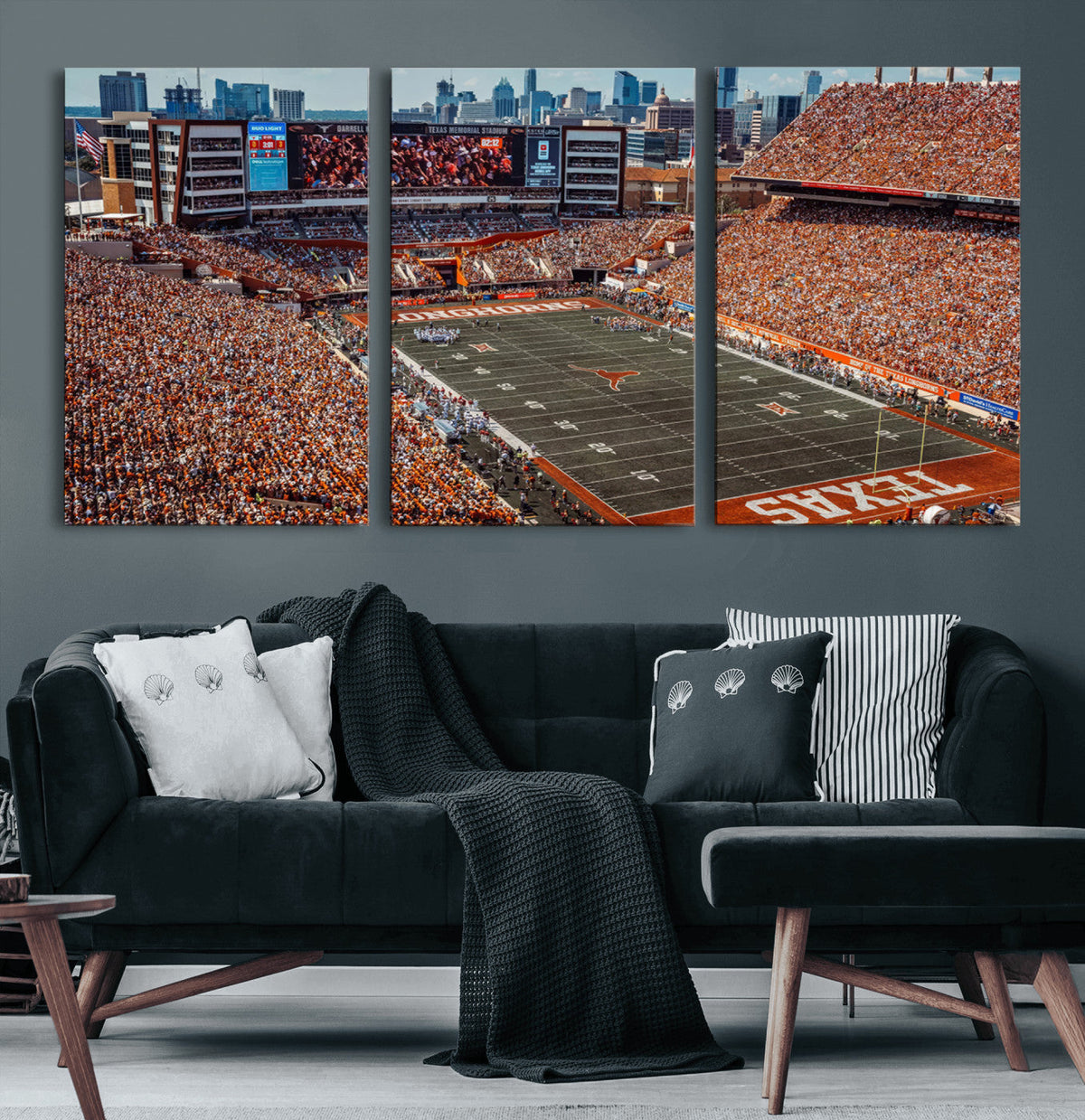 University of Texas Longhorns Football Team Print - Austin