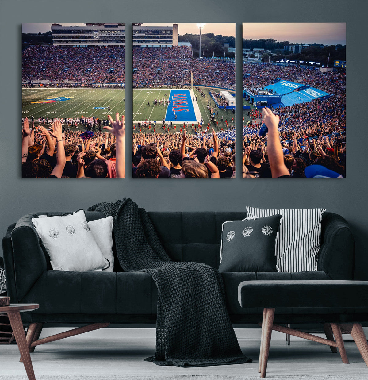 University of Kansas Jayhawks Football Team Art Print -