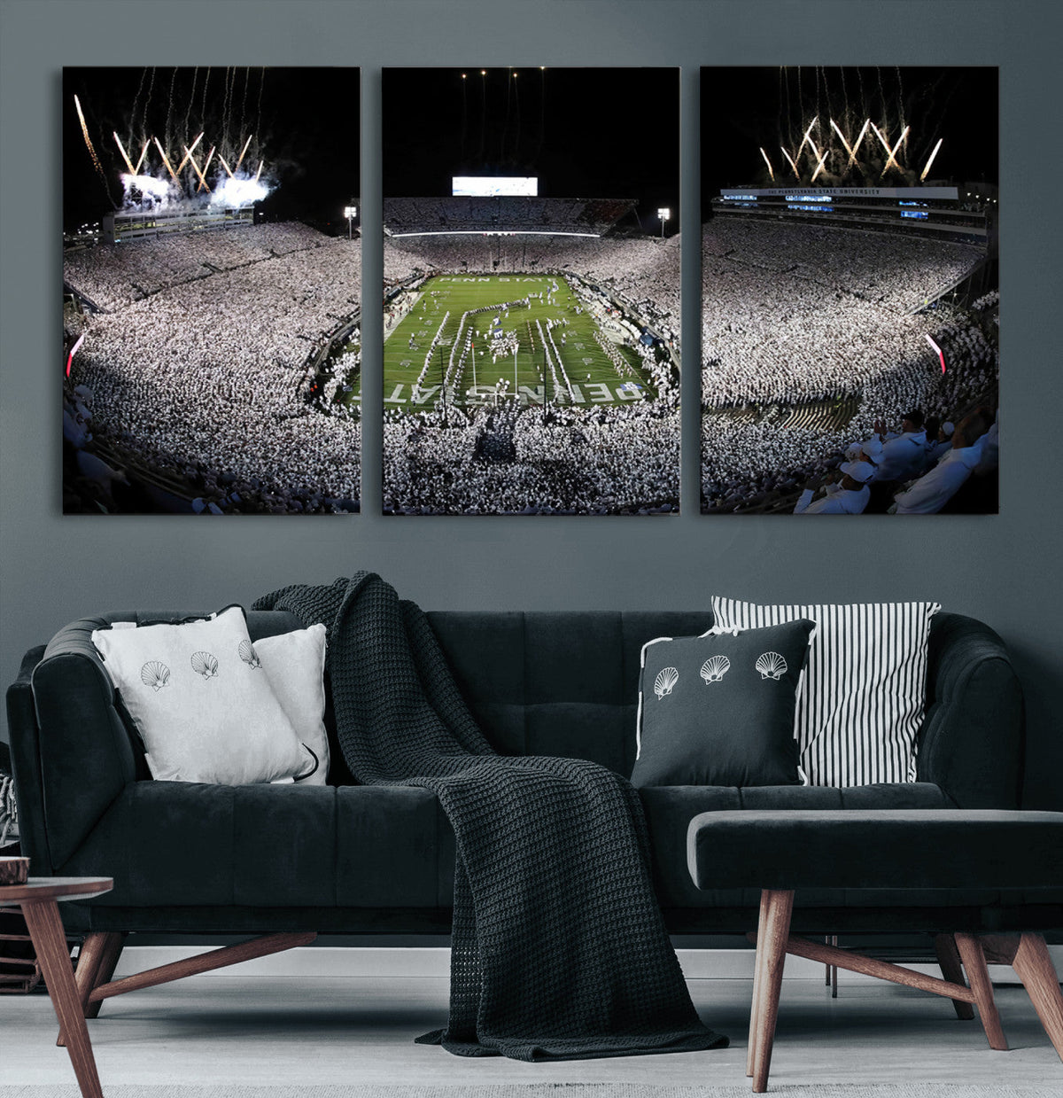 Penn State Beaver Stadium Canvas Wall Art - Nittany Lions