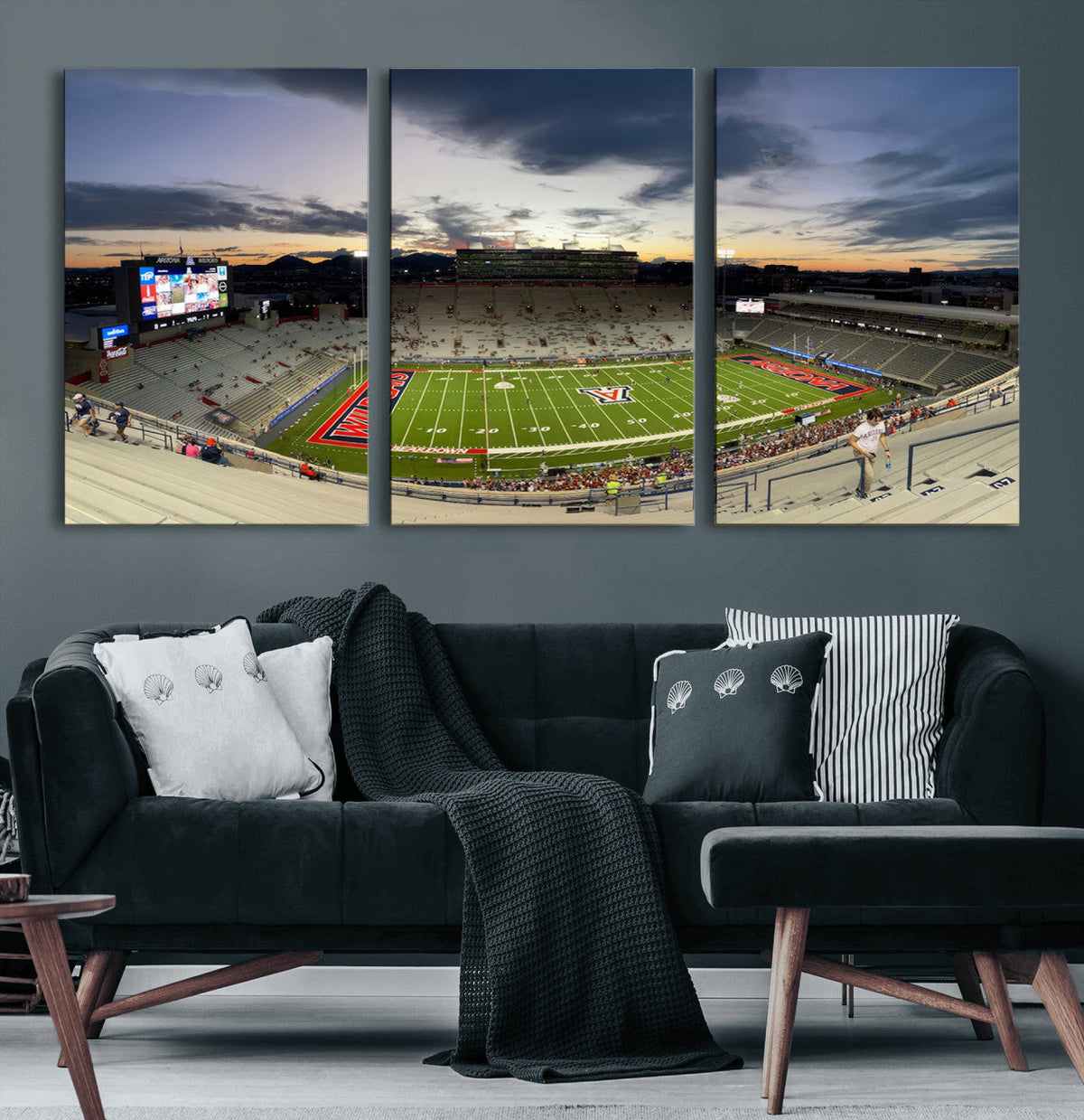 Arizona Wildcats Football Team Print - Tucson Arizona