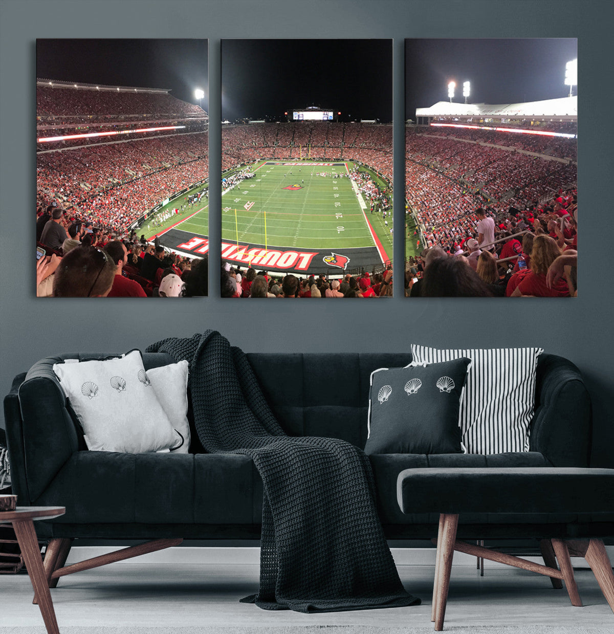 University of Louisville Cardinals Football Team Print -