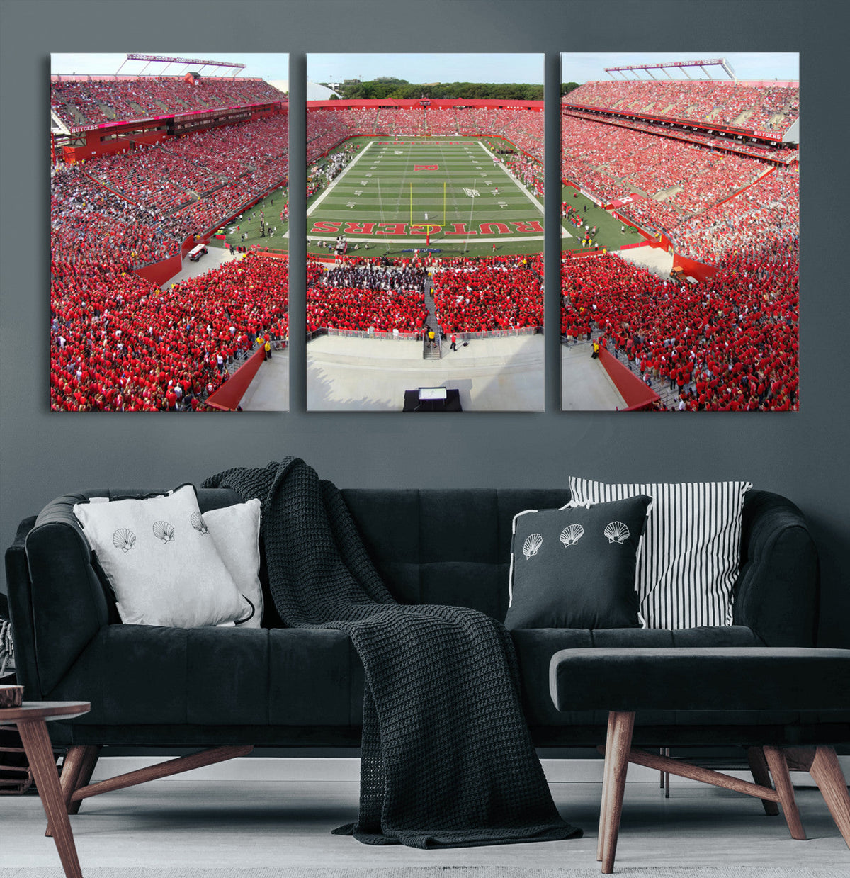Rutgers Scarlet Knights Football Team Print - Piscataway SHI