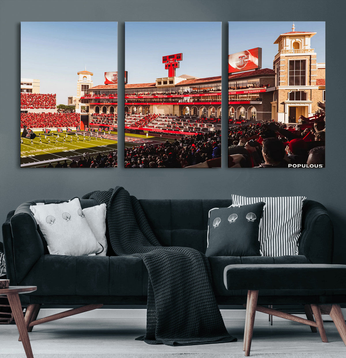 Jones AT&T Stadium Texas Tech Red Raiders Wall Art | Large
