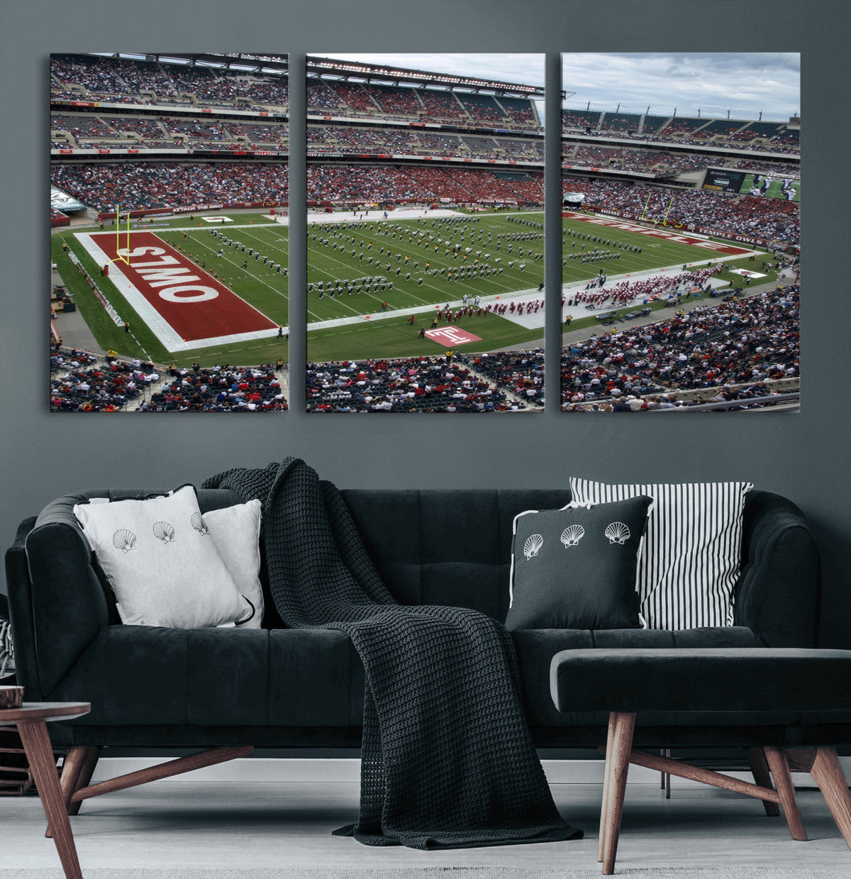 The Temple University Owls Athletics Team Print -