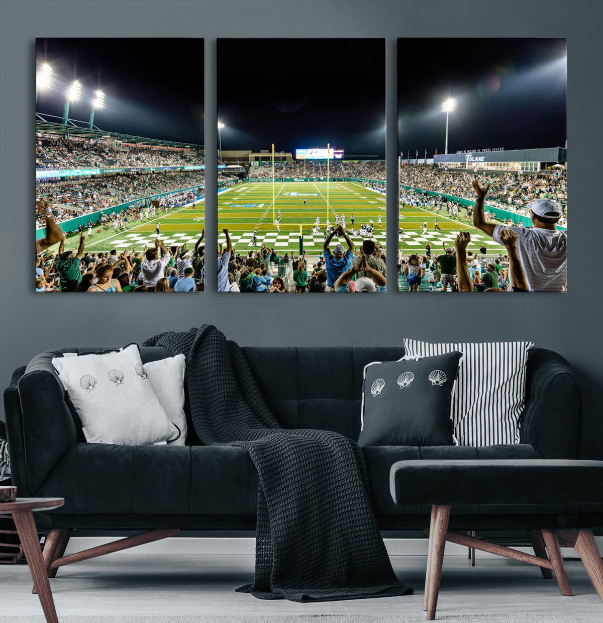 The Tulane University Green Wave Football Team Print - New