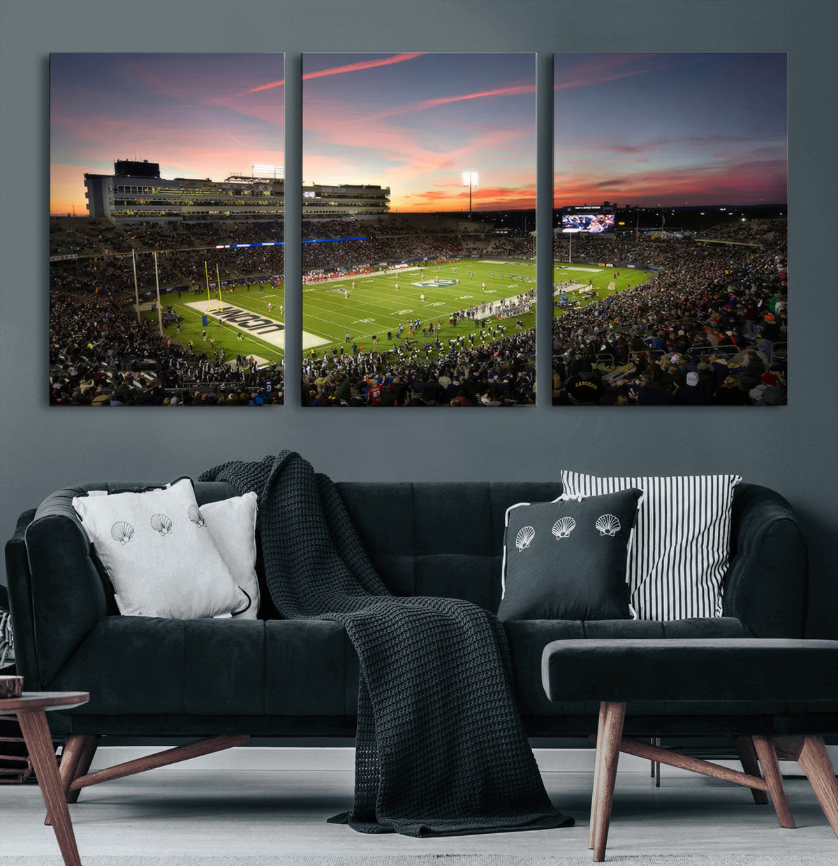 The University of Connecticut UCONN Huskies Football Team