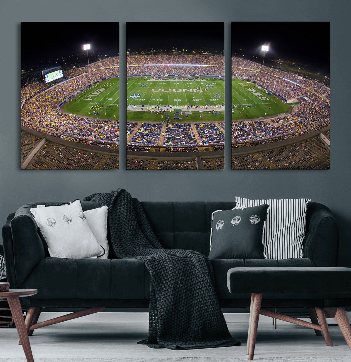 The University of Connecticut UCONN Huskies Football Team