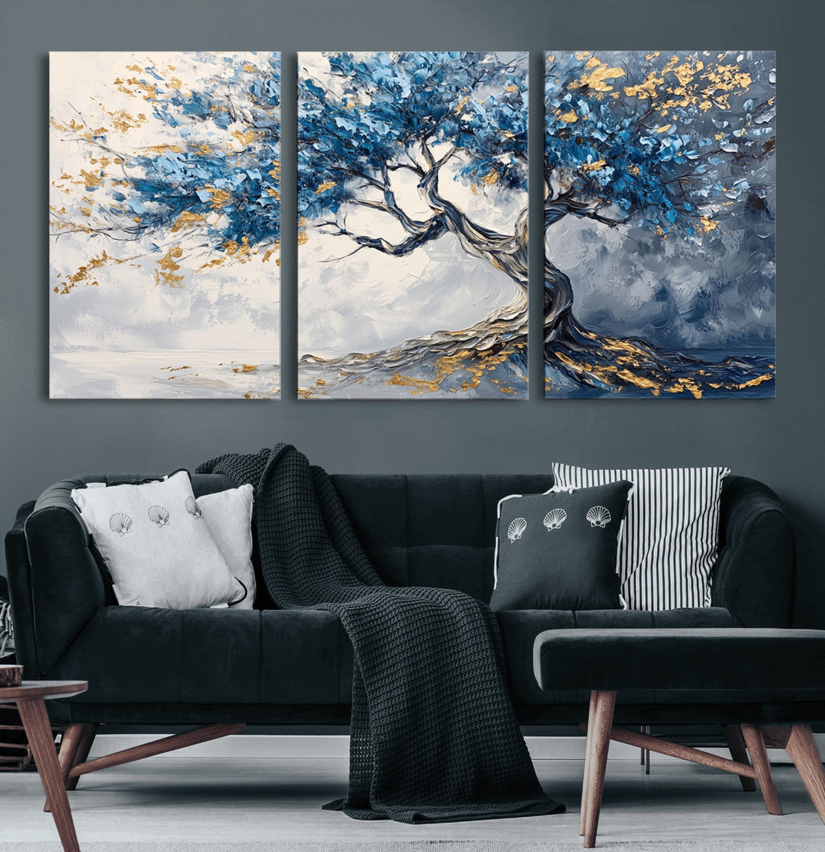 Abstract Tree Painting Canvas Wall Art | Tree of Life