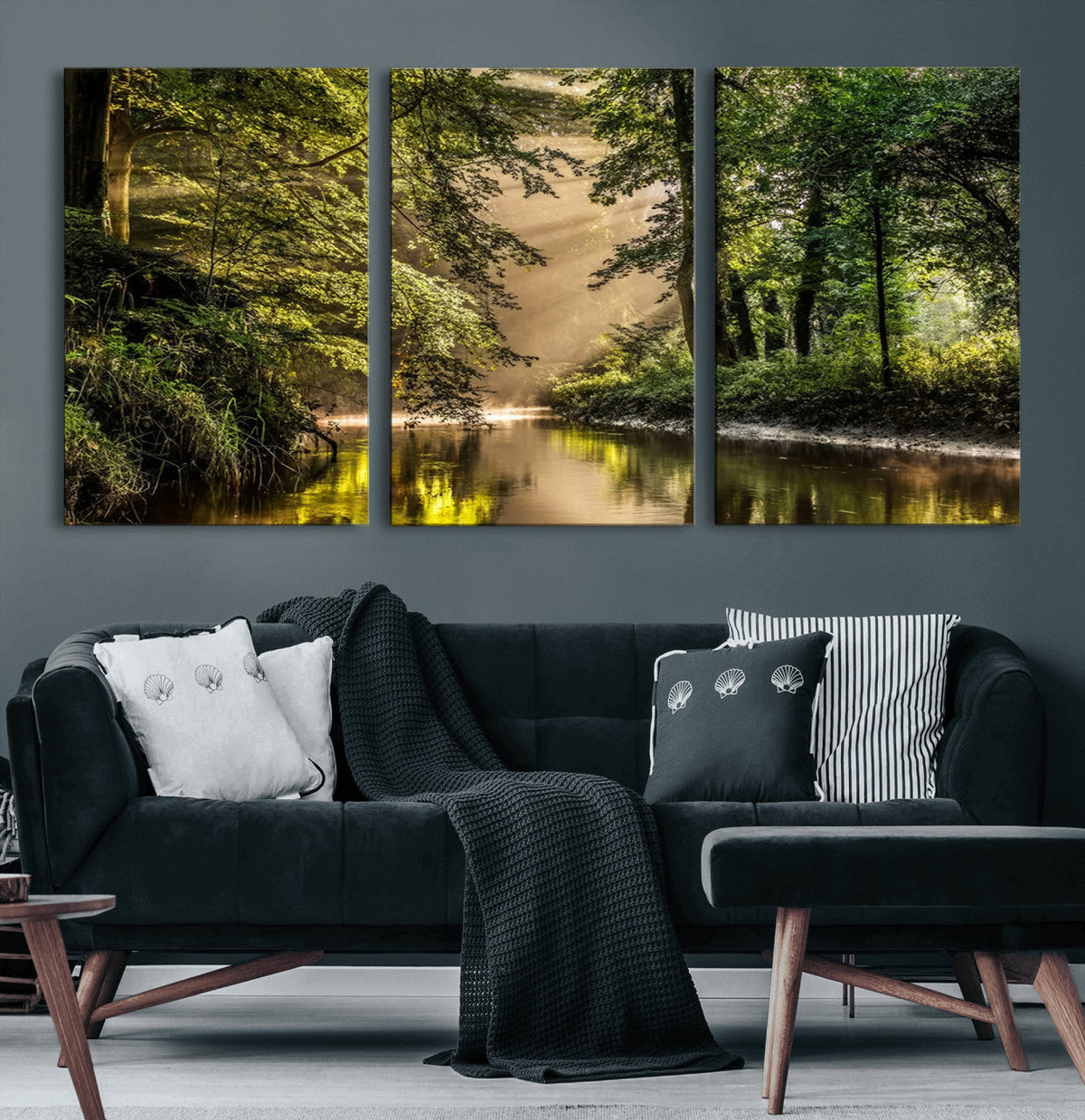 Forest Wall Art Print | River Landscape Wall Art | Perfect