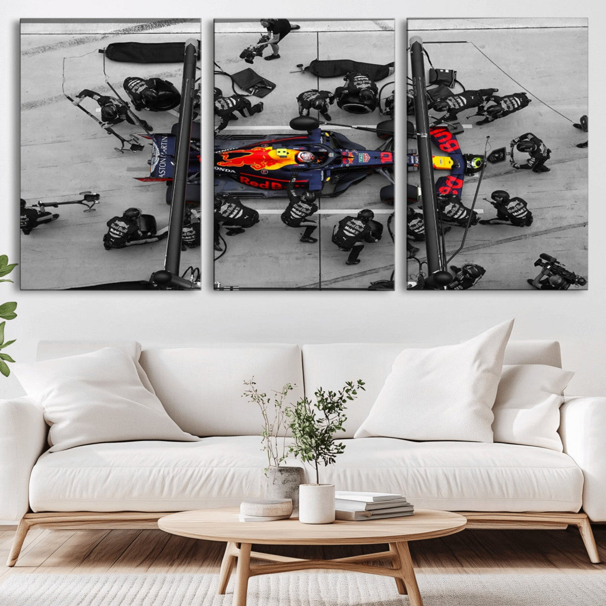 RedBull Formula 1 Canvas Wall Art Print