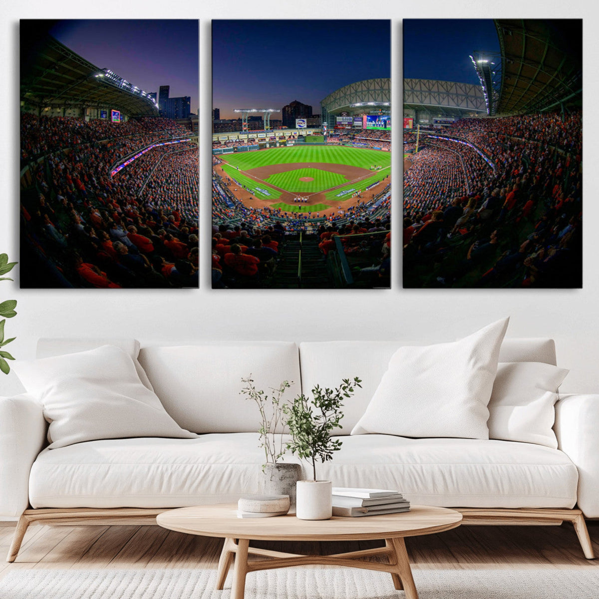 Houston Astros Baseball Print Canvas - Houston Minute Maid