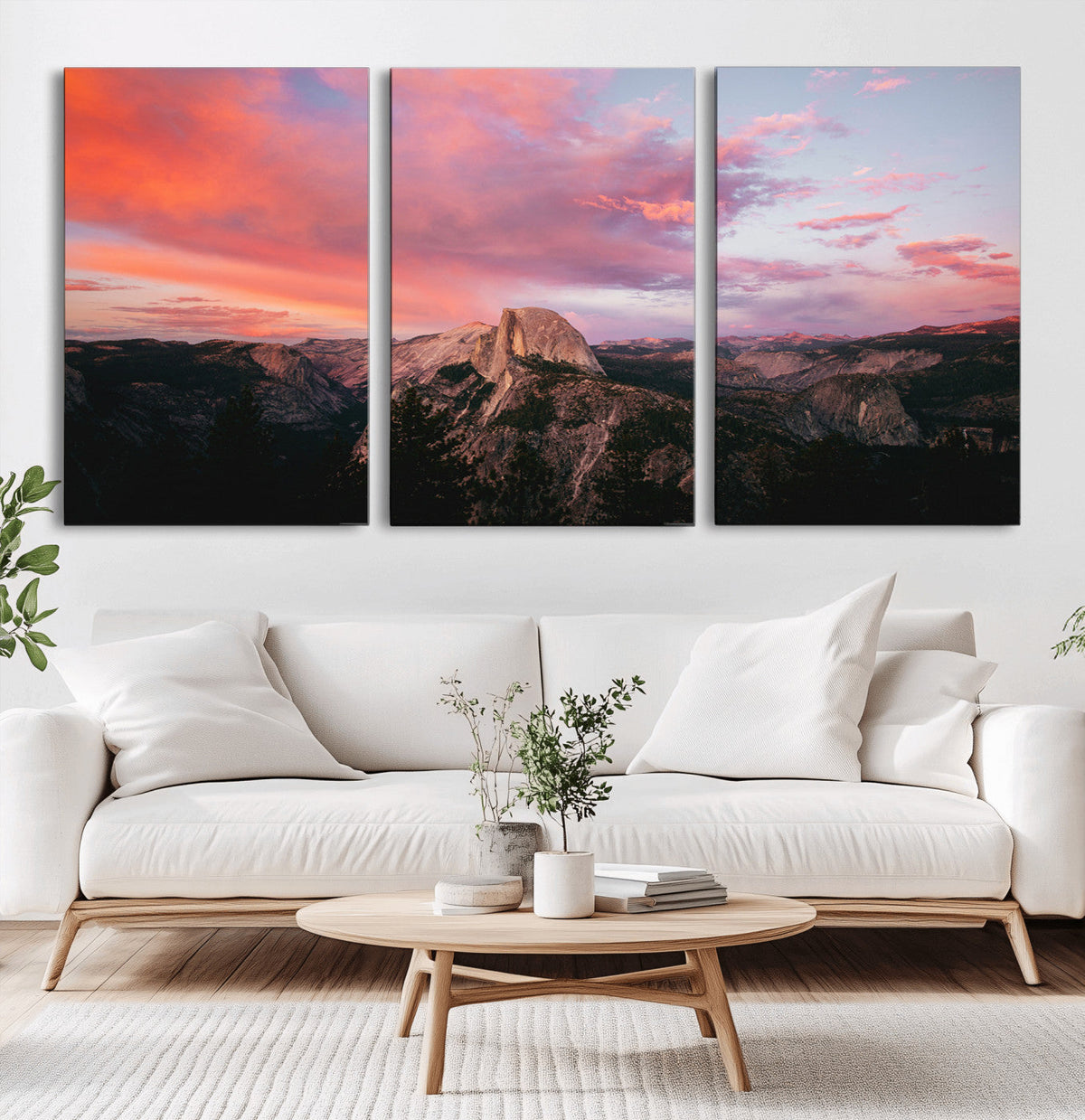 Half Dome Wall Art Canvas Print – Framed Yosemite National