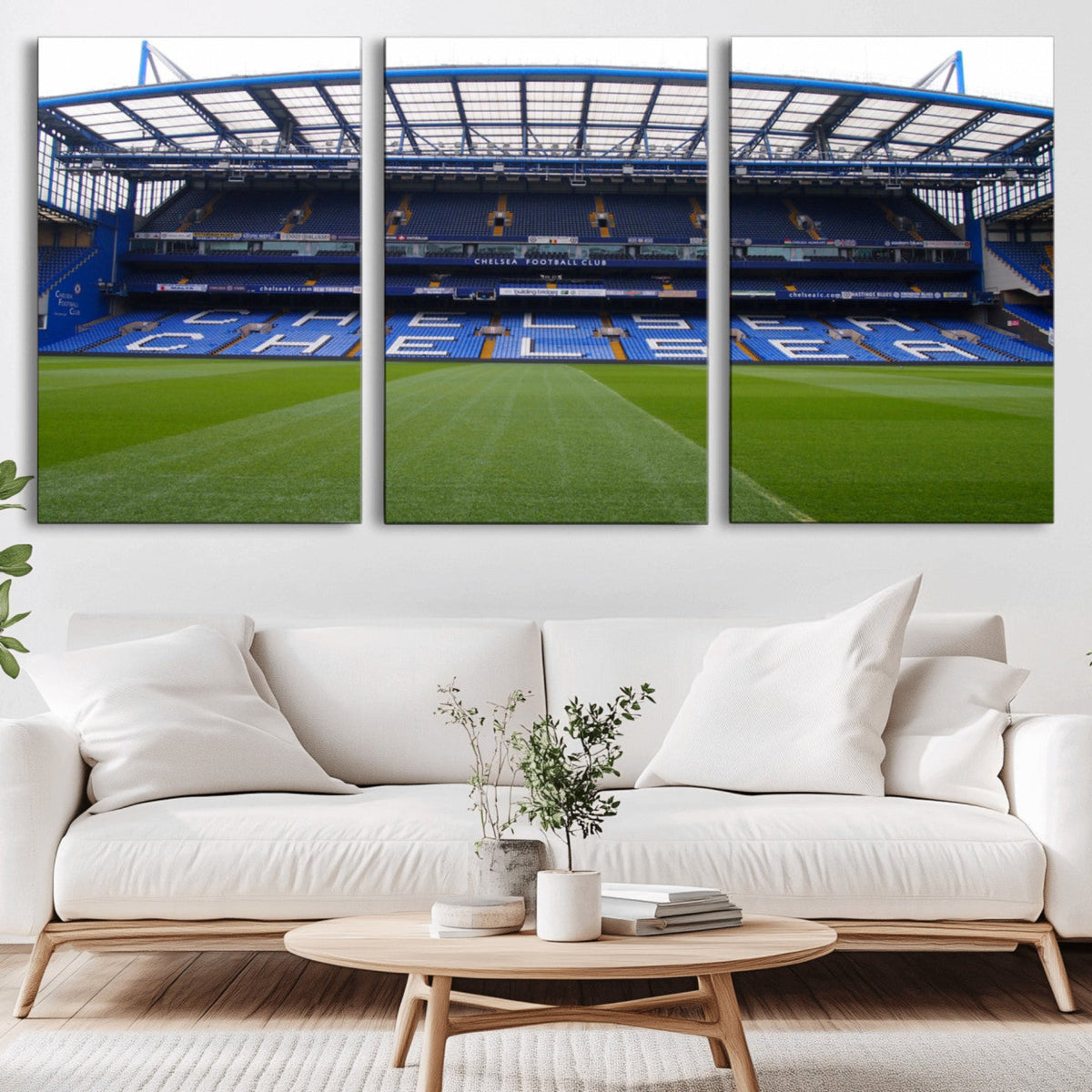 Stamford Bridge Chelsea Football Stadium Canvas Wall Art