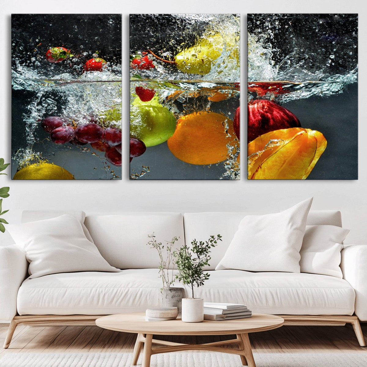Kithen Vegetables World Wall Art Canvas Print