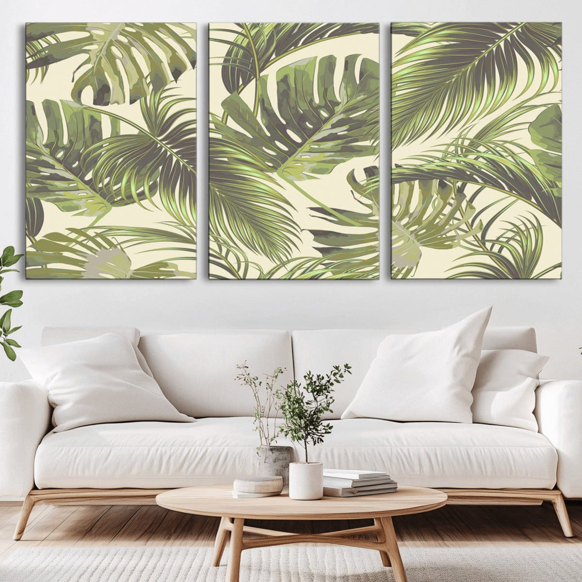Palm Leaves Canvas Print