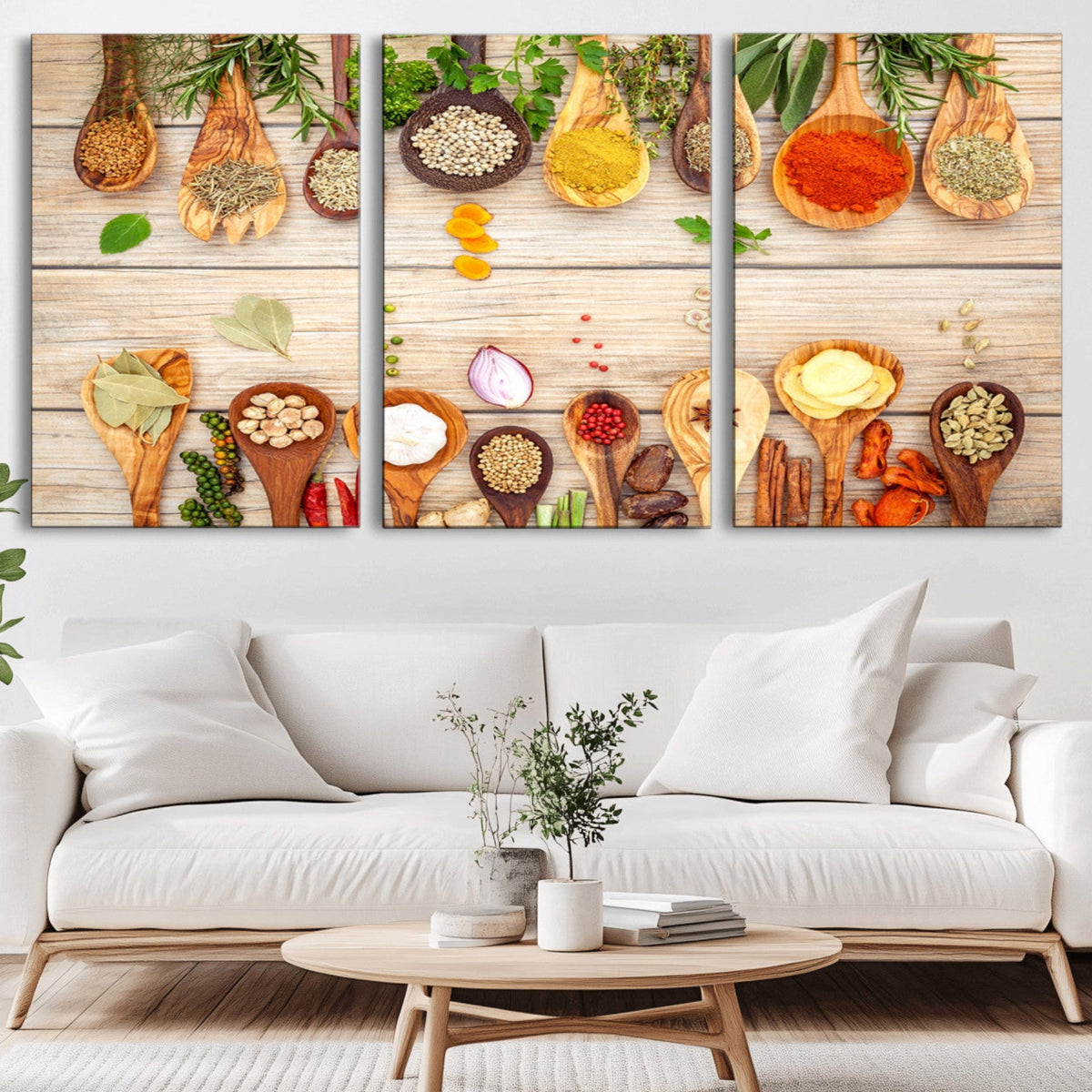 Kitchen Spice on the Table Wall Art, Kitchen Spice Wall Art