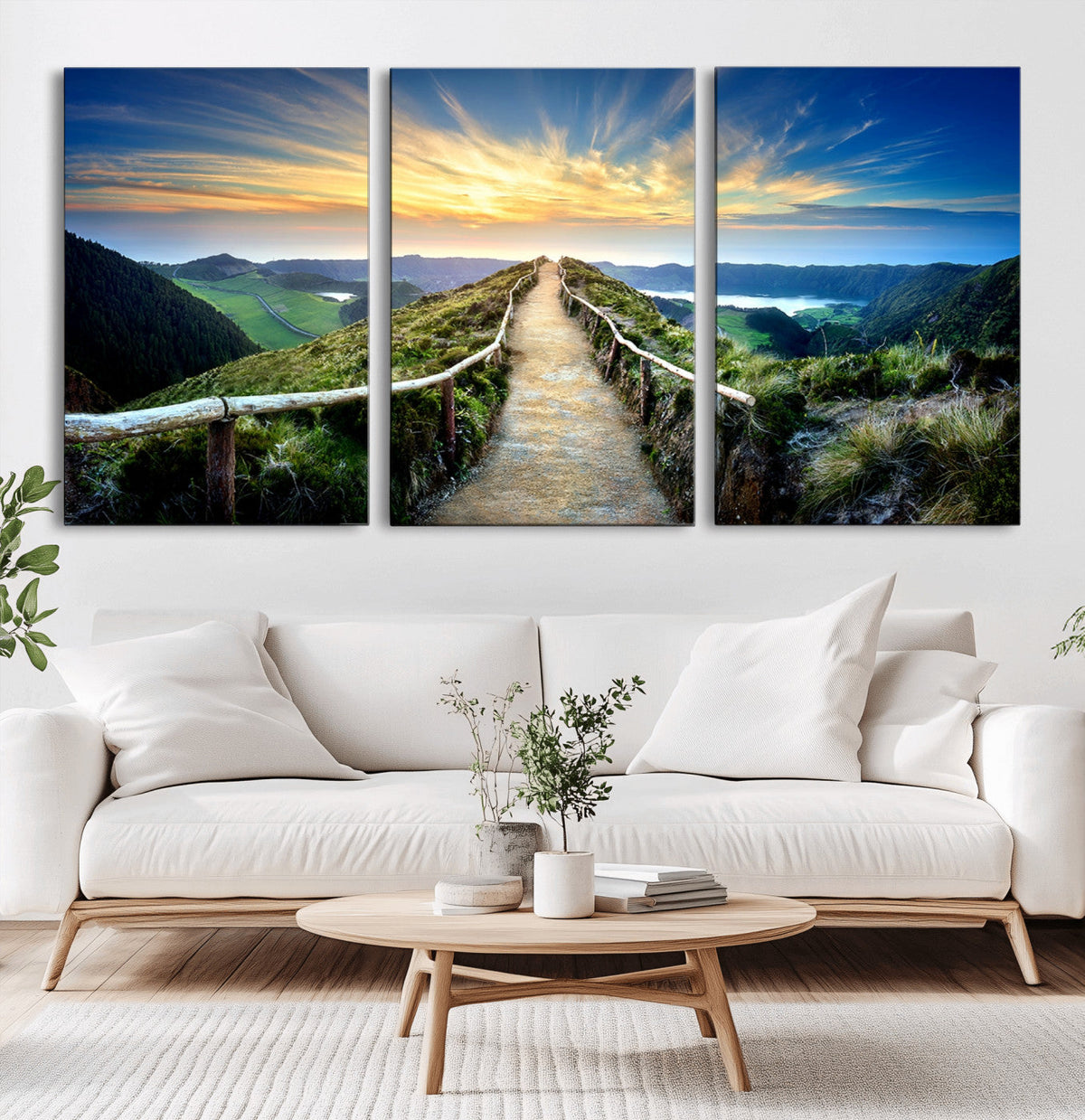 Mountain Landscape Wall Art Canvas Print